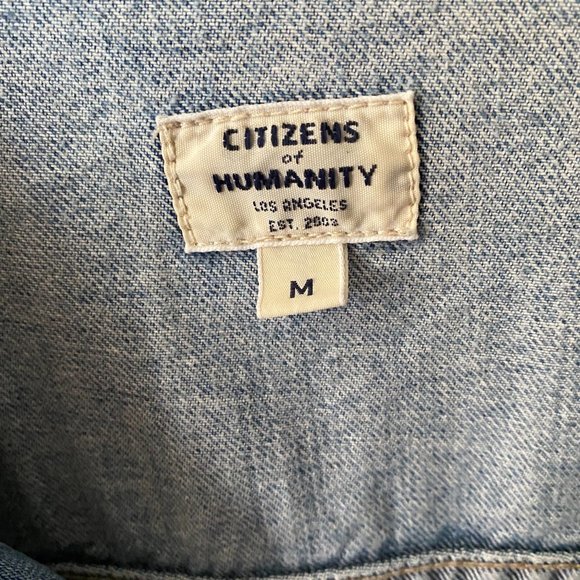 CITIZENS OF HUMANITY Jean Jacket M